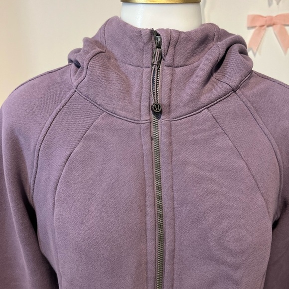 Lululemon Scuba Fleece Cotton Jacket Dusty Lavender - Picture 2 of 8